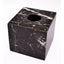 Marquina Handcrafted Black Marble Tissue Box Cover