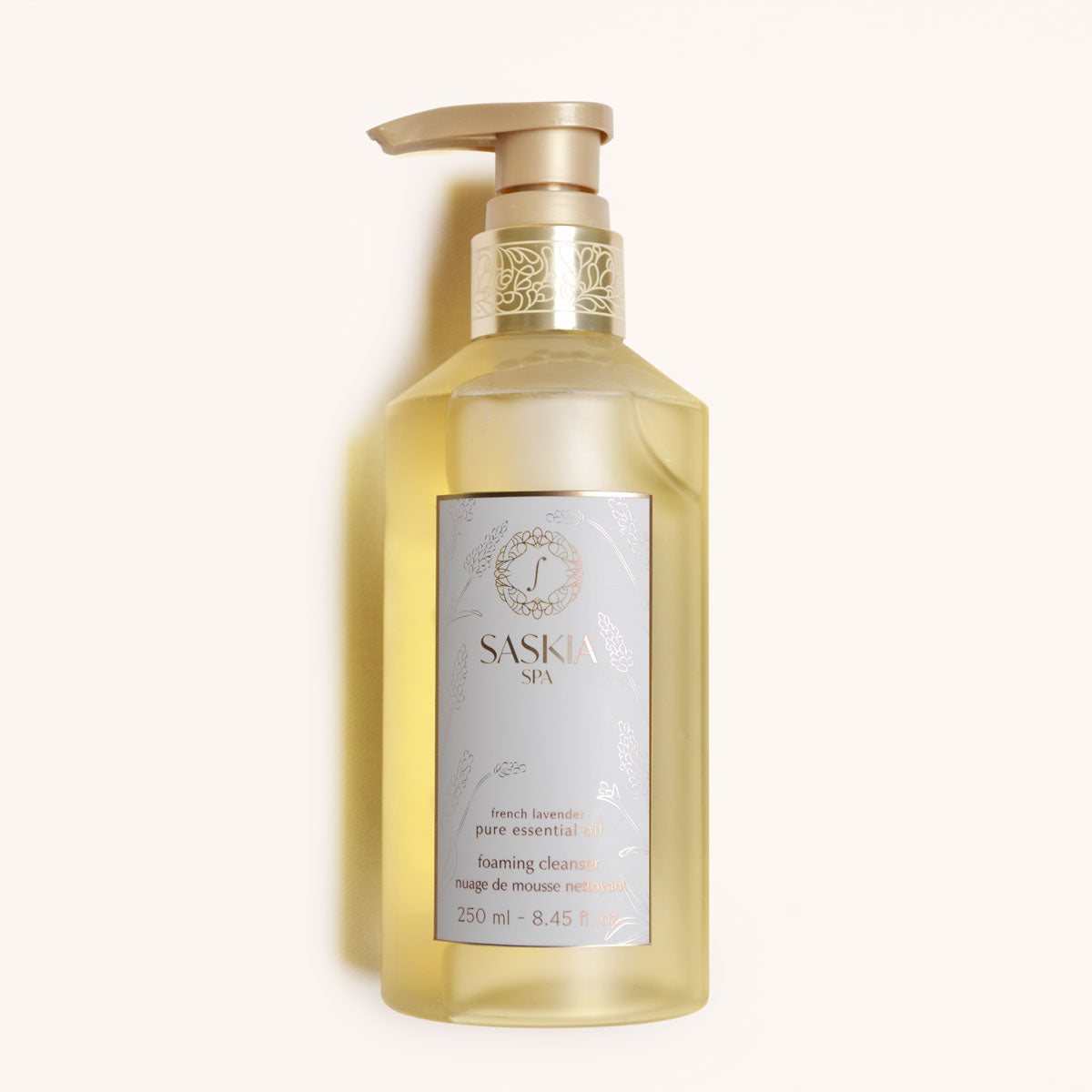 Foaming cleanser with french lavender pure essential oil – SASKIA Spa