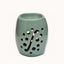 Aqua handcrafted oil burner for diffusing aromatic scents.